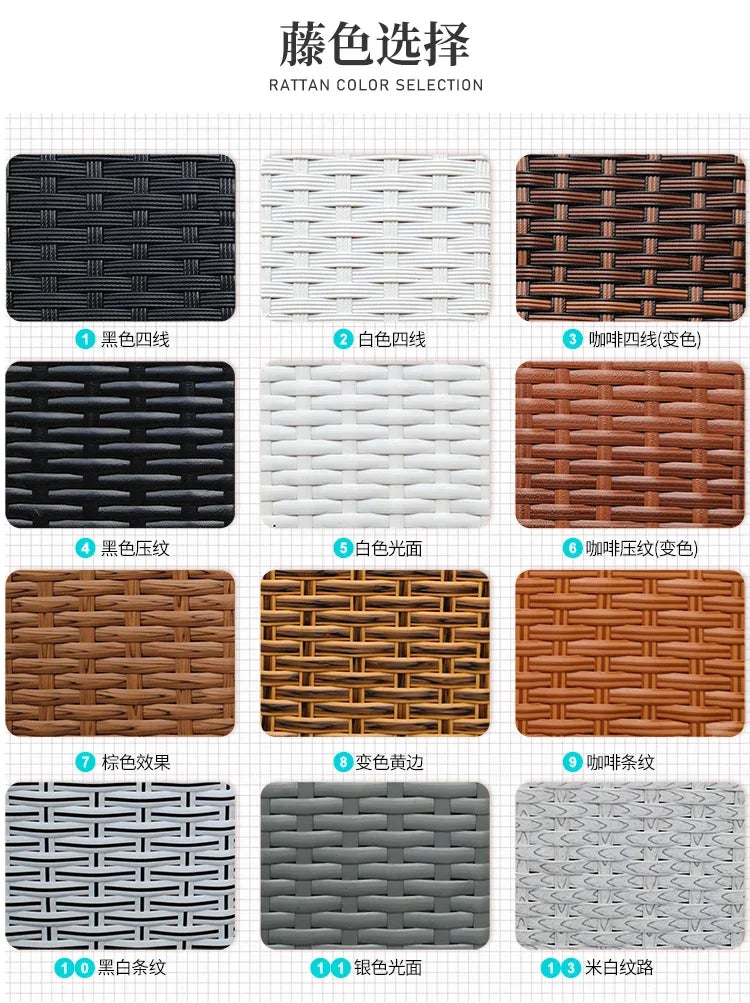 ssE1001 Outdoor Living Room Rattan Sales Office Garden Courtyard Leisure Rattan Chair Lobby Sofa Coffee Table Furniture Combinat