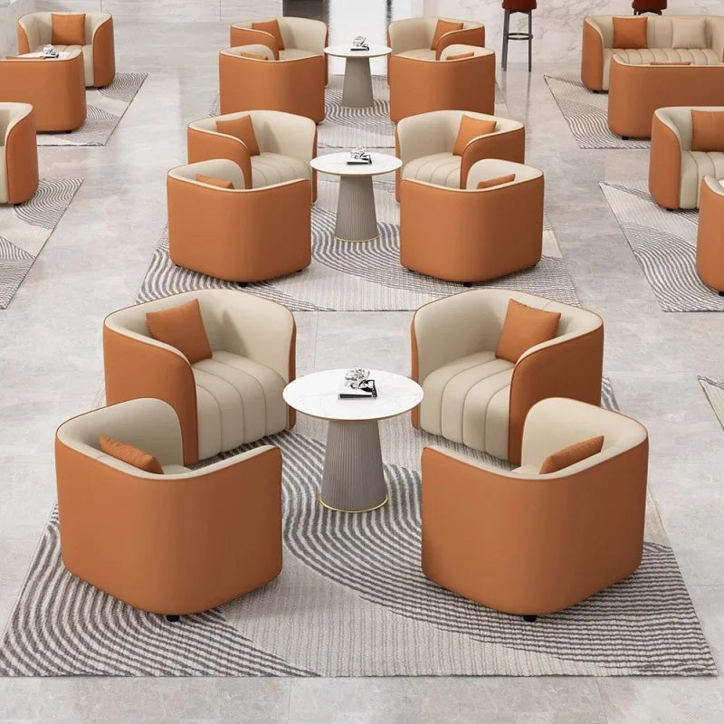 Fashion Simple Internet Celebrity Negotiation Reception Sofa Hotel Business Court Rest Sales Office Sofa Combination