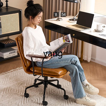 LTT Comfortable and sedentary light luxury office chair Study dormitory study chair