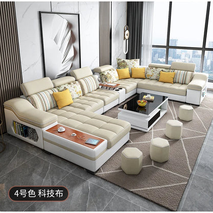 Creative Minimalist Living Room Sofas Lazy Nordic Leather Sofas Designer Living Room Sofas Lounge Koltuk Takımı Home Furniture
