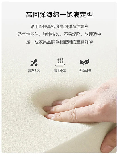 Vacuum Compression Sofa Corner Fabric Sofa Living Room Rabbit Plush Corduroy