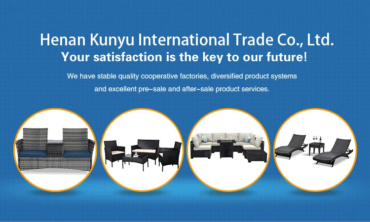 Cheap Waterproof and Sun-proof High Quality PE Rattan Leisure Sofa Set for Garden Party Resort Hotel