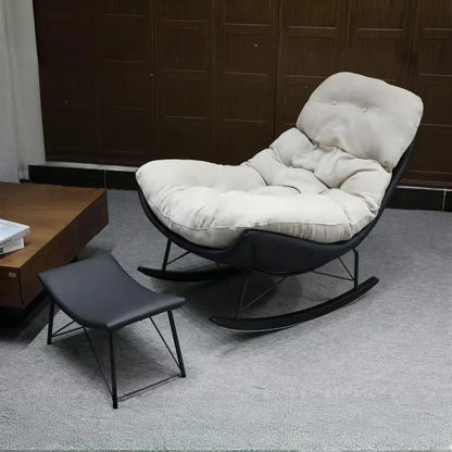 Lazy Sofa Rocking Chair Bedroom Lounge Chair Carefree Adult Living Room Single Balcony Leisure Rocking Chair Recliner Chairs