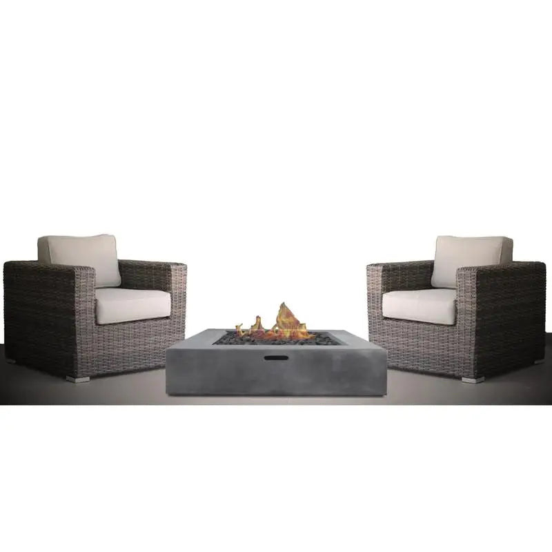 3-Piece Rattan Patio Furniture Set with Cushions - Ready to Use Outdoor Seating