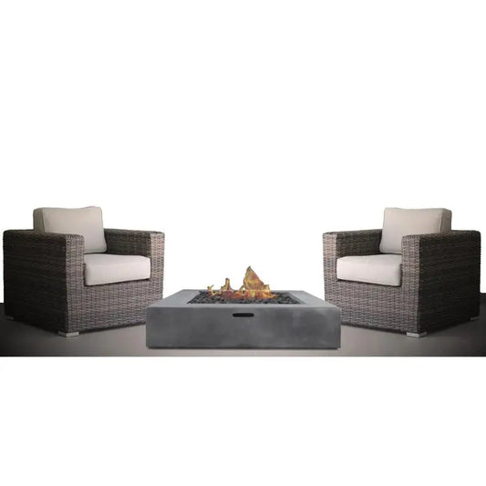3-Piece Rattan Patio Furniture Set with Cushions - Ready to Use Outdoor Seating