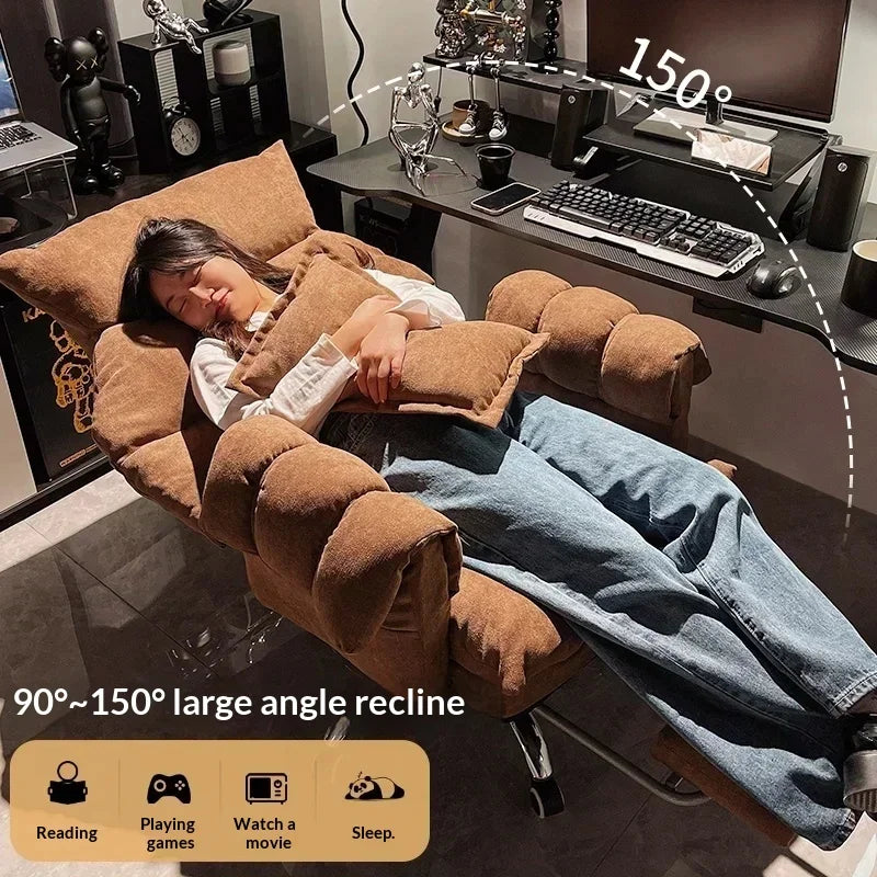 Comfortable Long-term Sofa Chair Gaming Chair Bedroom Desk Chair Ergonomic Chair Furniture Sillas Gamer Adjustable Backrest