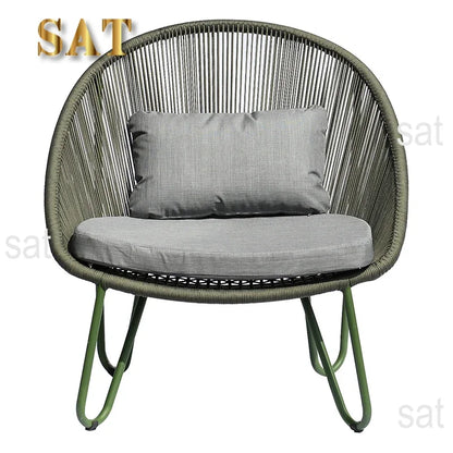 #Modern Aluminum Waterproof  Furniture Comfortable Outdoor Leisure Chair for Hotel Villa Garden from Factory Supply#