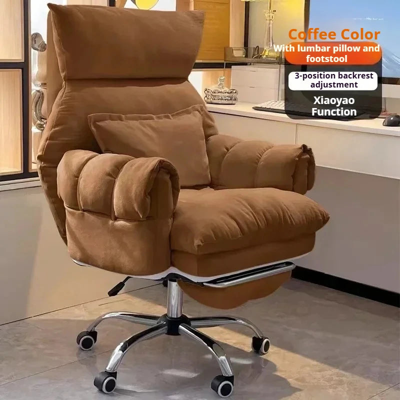 Comfortable Long-term Sofa Chair Gaming Chair Bedroom Desk Chair Ergonomic Chair Furniture Sillas Gamer Adjustable Backrest