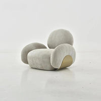 Nordic Lamb Fleece Single Sofa Chair For Home Bedroom Dining Clothing Store Beauty Salon Leisure-backrest Chair