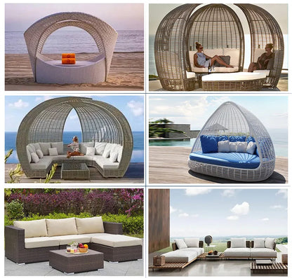 2022 Cheapest Garden Sofas Rattan Outdoor Furniture