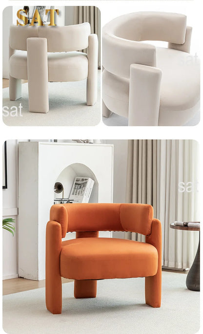 #For Luxury cream style new Chinese office simple integration super soft negotiation guest sofa chair leisure single chair