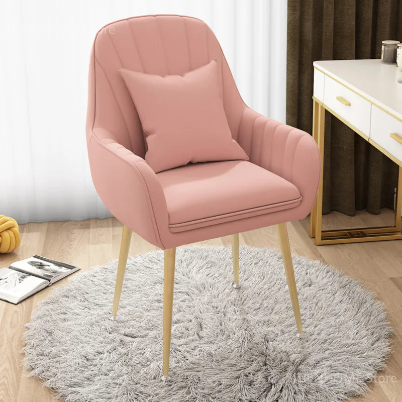 Modern Living Room Dining Chairs Home Furniture Bedroom Dormitory Back Chair Nordic Restaurant Kitchen Cafe Leisure Chair