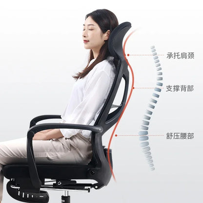 Modern Armchair Office Chairs Computer Study Swivel Gaming Office Chairs Recliner Adjustable Office Furniture Silla Oficina LLOC