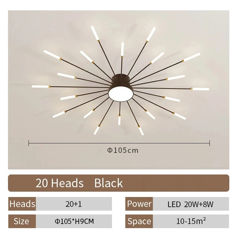 Creative LED Ceiling Lamp Modern Living Room Lights Nordic Home Decor Dining Bedroom Lighting Lustre Indoor Ceiling Pendant Lamp