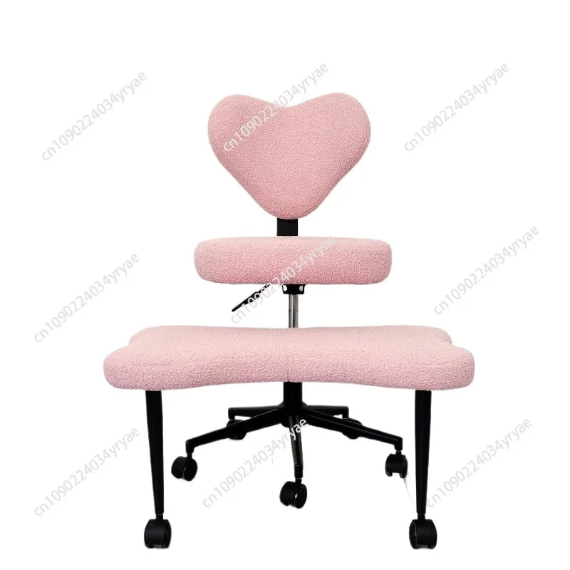 Cross Leg Chair - Meditation Chair with Wheels, ADHD Chair, Height Adjustable Seat, Adjustable Footstool