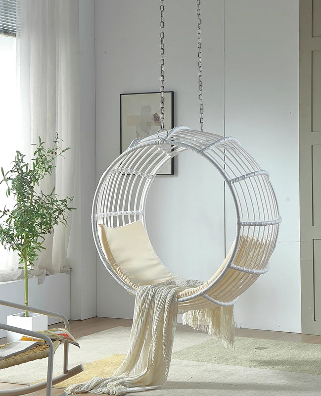 Interior and exterior swings for household balcony hammock outdoor imitation rattan chair round cradle chair hanging chair
