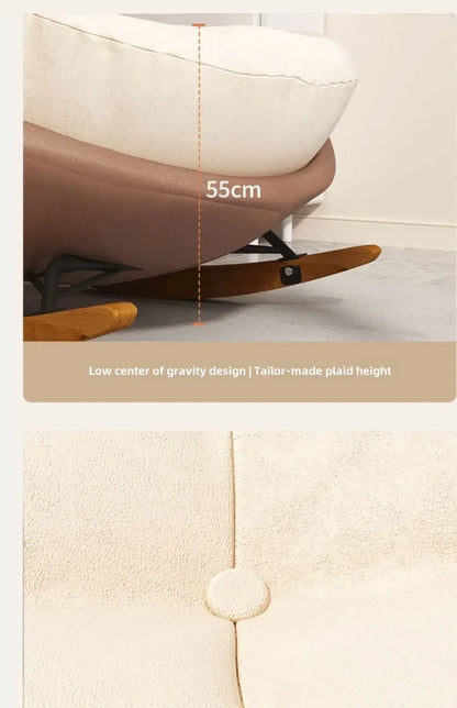 Sofa Penguin Rocking Chair Adult Lounge Chair Adult Living Room Snail Balcony Home Indoor Leisure Rocking Chair Recliner