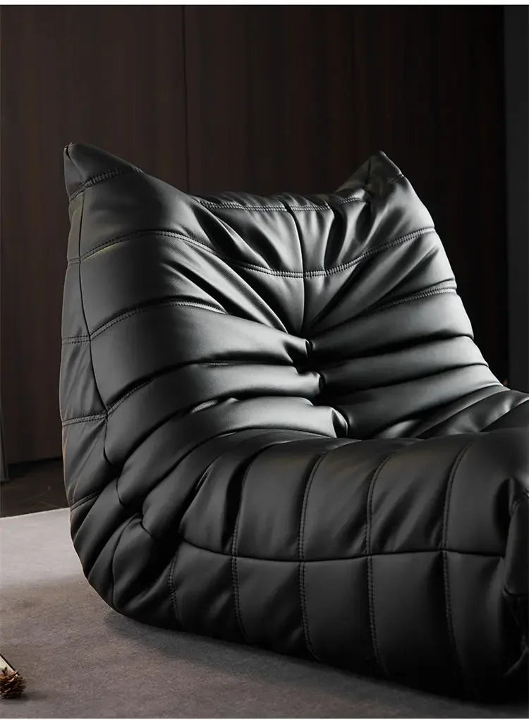 Oil wax leather caterpillar sofa, fashionable high-end atmosphere, living room, bedroom, shops and hotels can be used