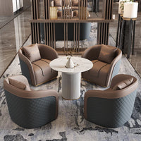 Nordique confort ensemble De 4 chaises moderne balcon salon réception canapé chaises tabourets hôtel Sillas De Sala meubles salon
