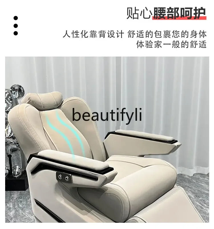 ss D Barber shop beauty salon special seat head treatment chair can be reclined