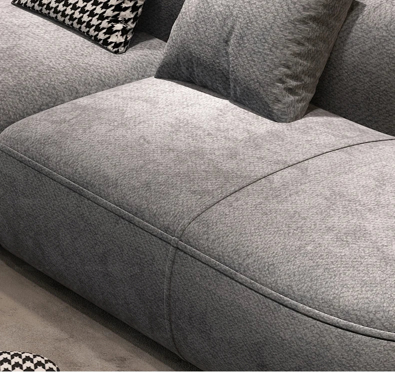 Minimalist modern white sofa