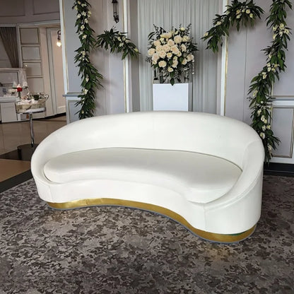Luxurious modern romantic banquet sofa for family weddings and various event decorations