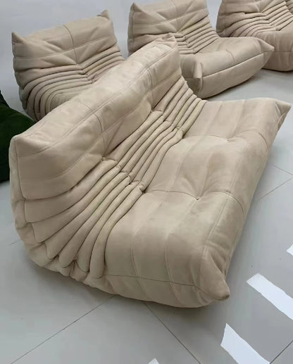 Two sofas, wife's favorite, daughter's favorite, the best seat for taking a shower, caterpillar sofa, luxury item Luxury has con