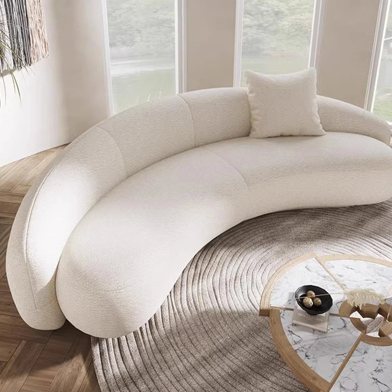 Replica Mini Living Room Sofas Designer Velvet Curved Cloud Corner Small Outdoor Nordic Sofa Luxury Divano Postmodern Furniture