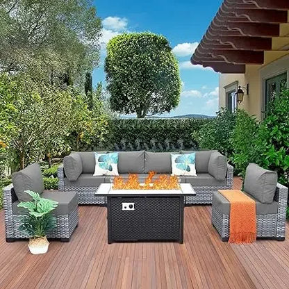 Patio Furniture Set Outdoor Conversation Set Sofa Garden