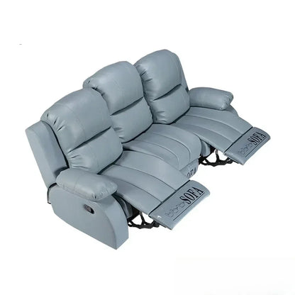 Manual / Electric Recliner Sofa Genuine Leather Couch for Livingroom Theater Seat Cinema Recliner Multifunctional Sofa