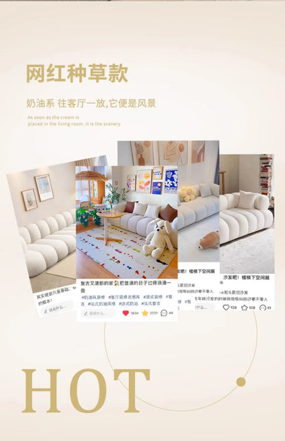 Soft Pillows Stylish European Modern Plush Reclining Sectional Sofa Comfortable Living Room Furniture Trendy Mueble Home Decor