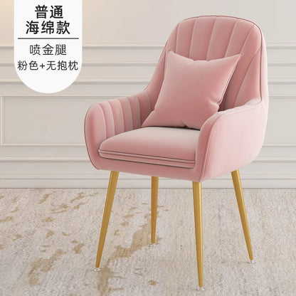 Modern Living Room Dining Chairs Home Furniture Bedroom Dormitory Back Chair Nordic Restaurant Kitchen Cafe Leisure Chair