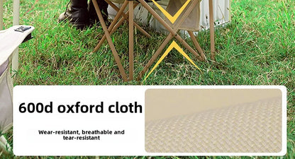 Outdoor folding table Egg roll table Camping table Portable picnic table and chairs Full set Camping equipment supplies