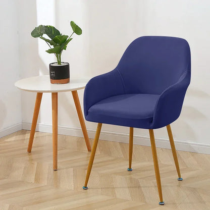 1/2pcs Elastic High Arm Chair Cover Water Repellent Short Back Seat Cover Stretch Dining Chair Slipcover Kitchen Hotel Wedding