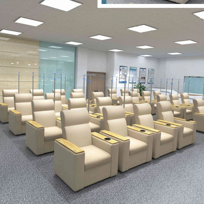 Soft Cushion Arm Support         Chair – Luxury Electric Medical Seating for Hospital Use