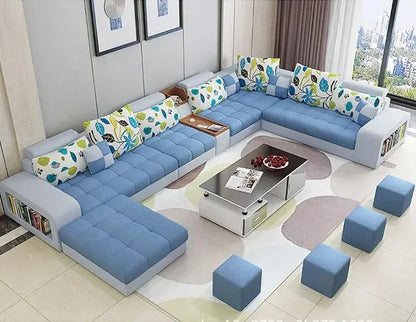 -Modern Design Living Room Sofa Leisure Corner Sofa Set