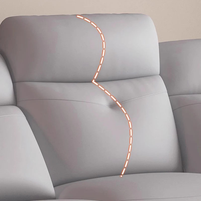 Comfort Electric Recliner Sofa Leather Sectional Genuine Retractable Combined Couch Bed Convertible Divano Letto Furnitures