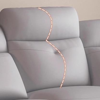 Comfort Electric Recliner Sofa Leather Sectional Genuine Retractable Combined Couch Bed Convertible Divano Letto Furnitures