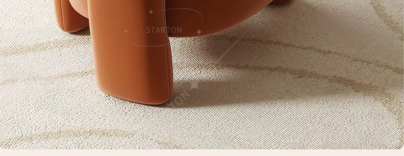 Negotiation Sofa Chair Living Room Furniture Sofas Cream Wind Balcony Single Sofa Nail Salon Beauty Salon Reception Lounge Area
