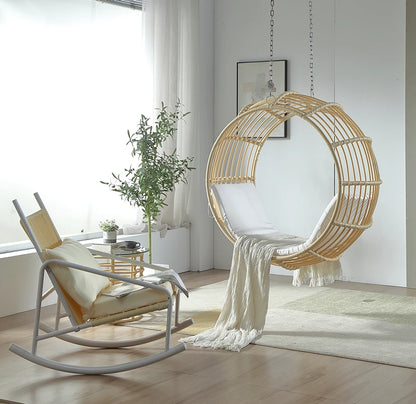 Interior and exterior swings for household balcony hammock outdoor imitation rattan chair round cradle chair hanging chair