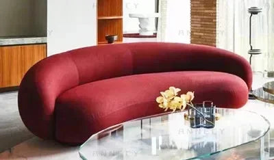 Luxury Living Room Sofas Minimalist Curved Nordic Luxury Lazy Sofa Aesthetic Double Sillas Para Sala De Estar Home Furniture