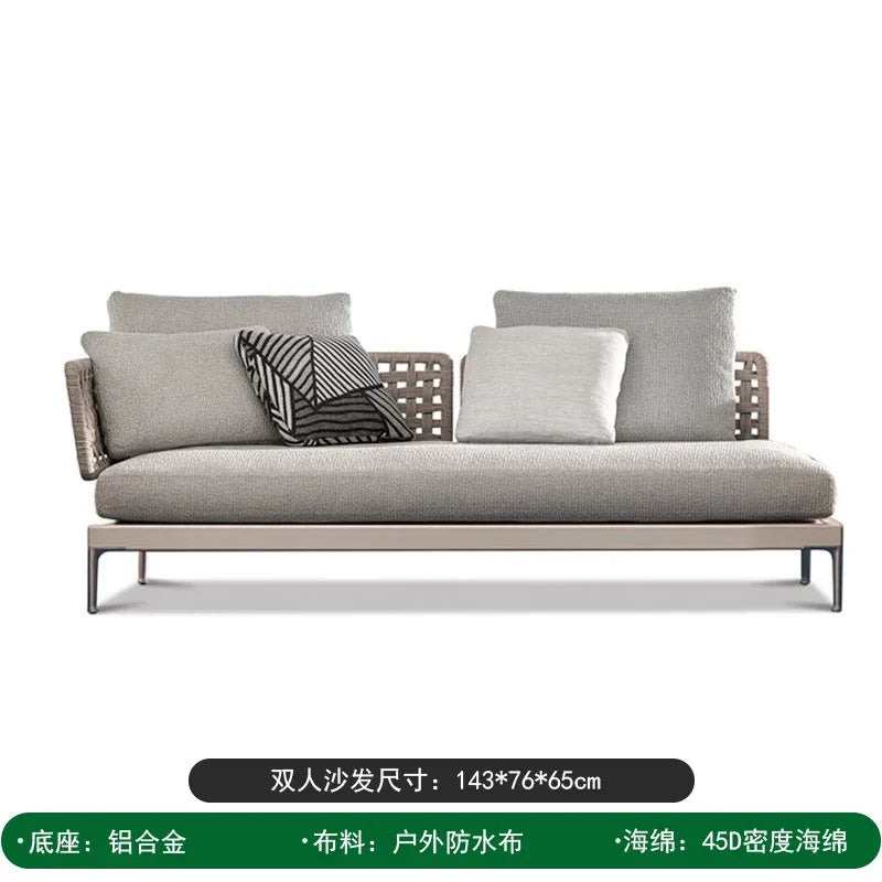 Minimalist Design Outdoor Sofas Personality Nordic Creative Garden Sofas Fashion Party Outdoor Furniture Gartenstuhl Lshysf