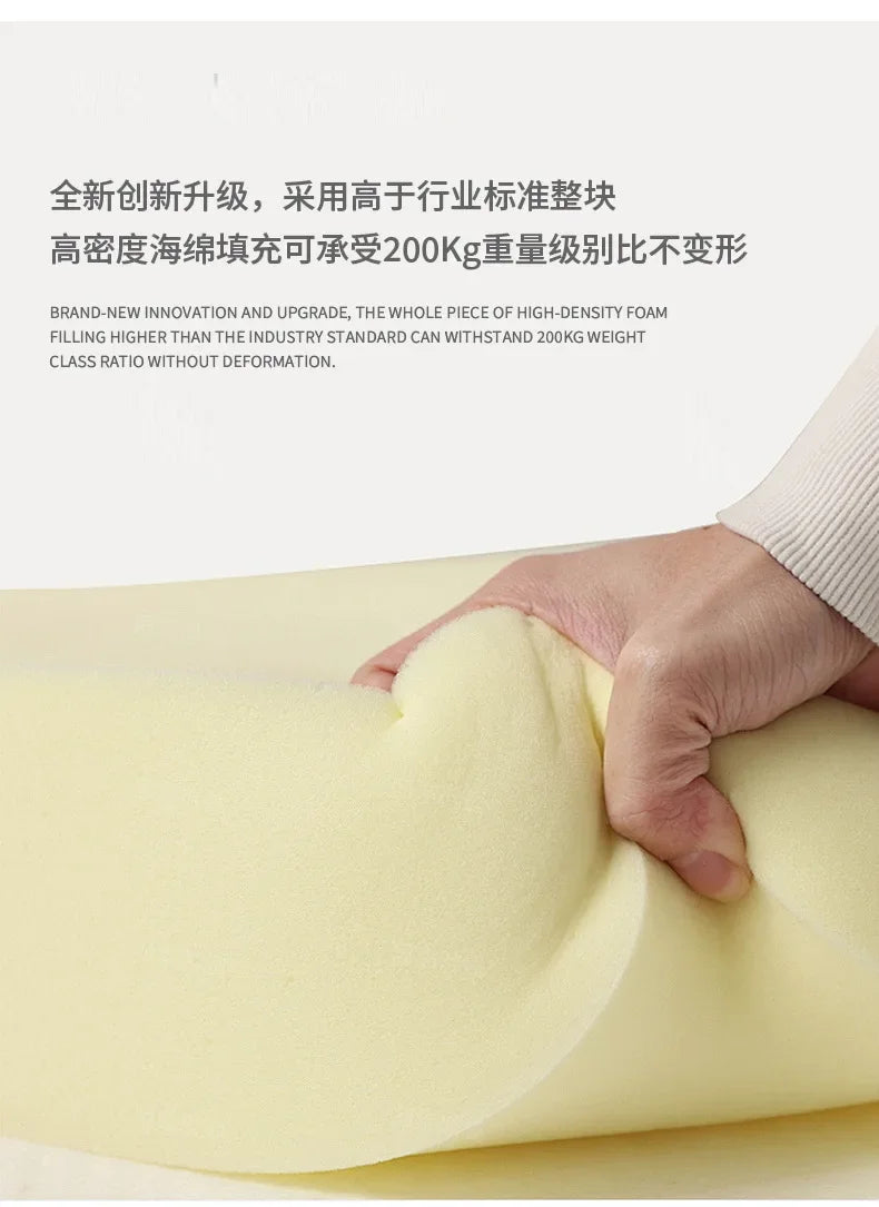 High density rebound, single compression sofa, simple fabric module sofa