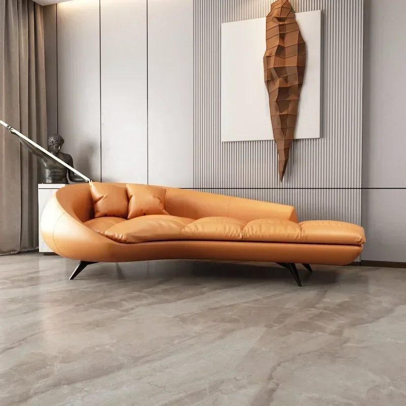 0 Chaise Longue Recliner Bedroom Living Room Light Luxury Single Fabric Leisure Lazy Sofa