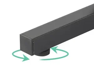 Tribesigns Dining Table for 4-6 People, 63-Inch Large Dinner Table with Heavy Duty Metal Frame, Modern Industrial Kitchen Table