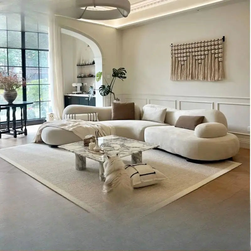 Nordic Modern Living Room Sofas Designer Sectional Cute Luxury Living Room Sofas Boneless Lazy Banken Woonkamer Home Furniture
