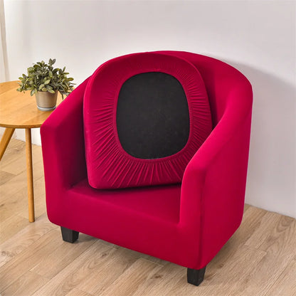 Elastic Spandex Tub Chair Cover Stretch Armchair Cover Club Sofa Slipcover for Living Room Couch Covers with Seat Cushion Covers