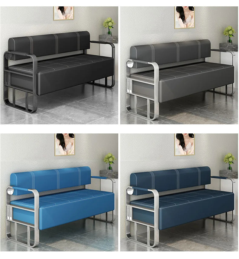 Chair Barber shop sofa chair reception room sitting area long sofa chair thickened equal sofa