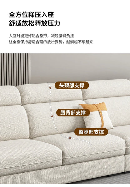 Minimalist Leather Frame Sofa Gaming Background Modular Sleeper Sofa Modern Recliner Lounge Lazy Women Divano Lounge Furniture