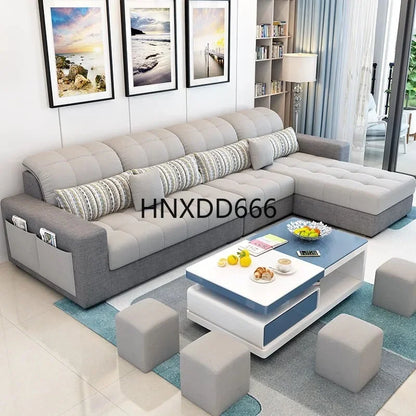 Modern Minimalist Living Room Sofa - Stylish European Armchair and Large Nordic Lounge Furniture for Home Décor